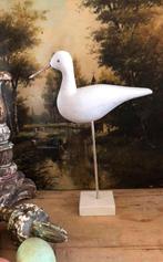 Houten vogel op stander, Ophalen of Verzenden, Zo goed als nieuw, Vogel, Overige typen