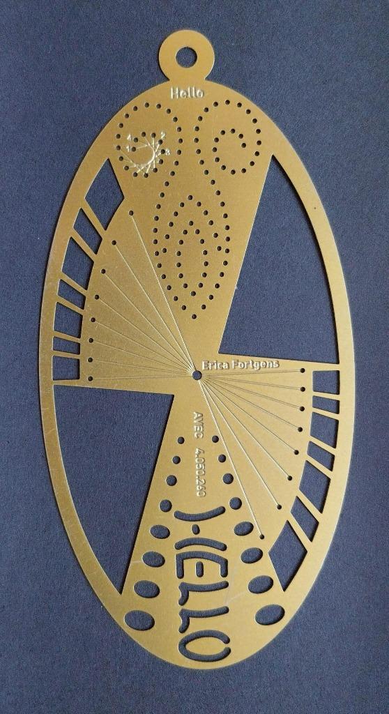 Borduurmal/embossingmal voor kaarten maken Avec 4.050.260, Hobby en Vrije tijd, Kaarten | Zelf maken, Gebruikt, Pons of Mal, Overige thema's