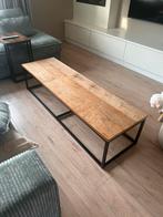 Industriële salon tafel, Huis en Inrichting, Tafels | Salontafels, Minder dan 50 cm, Rechthoekig, Zo goed als nieuw, Ophalen