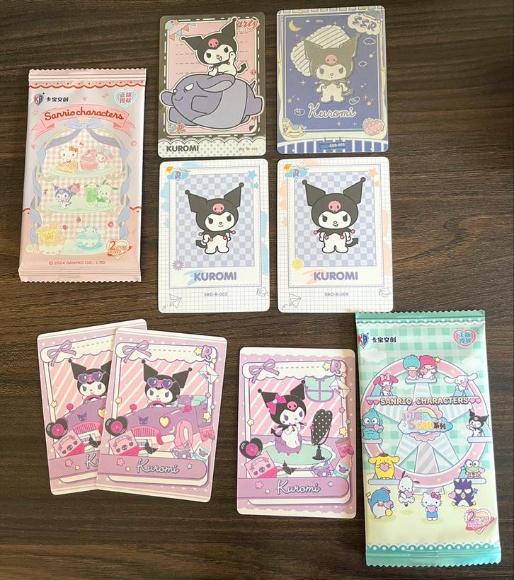 Setje kaarten Kuromi Sanrio, Verzamelen, Overige Verzamelen, Nieuw, Ophalen of Verzenden