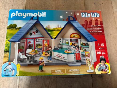 Playmobil City Life Restaurant 70111, Kinderen en Baby's, Speelgoed | Playmobil, Zo goed als nieuw, Complete set, Ophalen of Verzenden