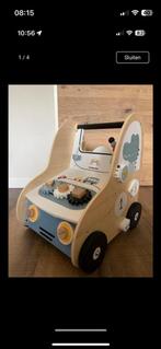 Vertbaudet Houten Loopauto, Ophalen, Zo goed als nieuw, Auto, Met geluid