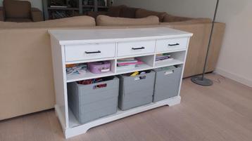 Sidetable/dressoir exclusief grijze bakken beschikbaar voor biedingen