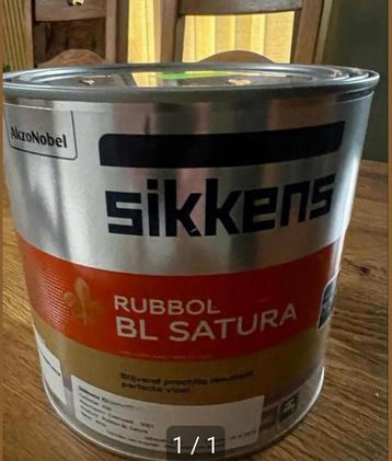 2,5 ltr Sikkens Rubbol BL Satura Verf 9001 beschikbaar voor biedingen
