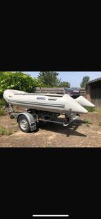 Mooie brig boot (zonder trailer!!), Watersport en Boten, Rubberboten, Zo goed als nieuw, Benzine, Minder dan 70 pk, Overige materialen