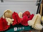 kerstklokken papier 9 stuks [a830], Diversen, Kerst, Ophalen of Verzenden