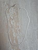 925 zilveren platte halsketting, Ophalen of Verzenden, Zo goed als nieuw, Zilver, Zilver