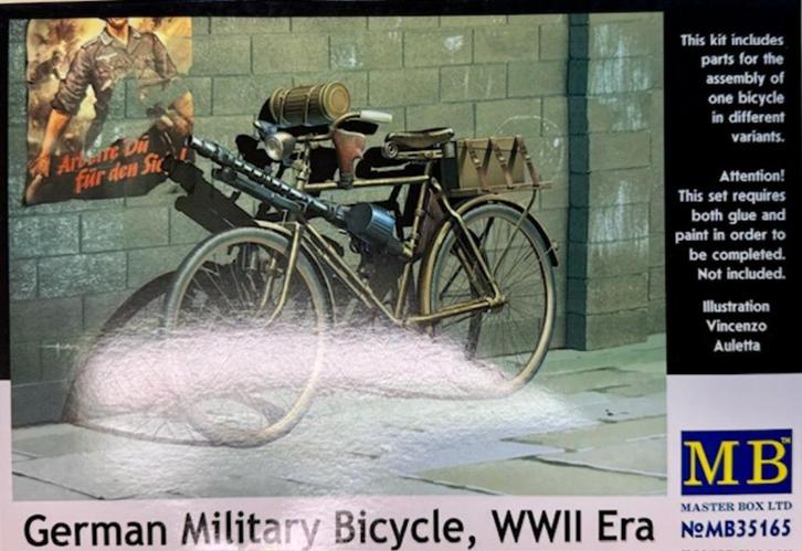Coelianmodels, Master Box 35165, Duitse fiets, 1/35, € 19,99, Hobby en Vrije tijd, Modelbouw | Auto's en Voertuigen, Nieuw, Tank