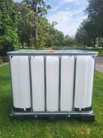 IBC container 600L wit – gespoeld, Tuin en Terras, Regentonnen, Ophalen, Kunststof, Met kraantje, -