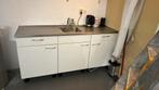 Gratis af te halen keukenblok, Huis en Inrichting, Ophalen of Verzenden, Zo goed als nieuw, Wit, Enkelwandige keuken