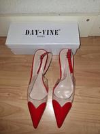 Nieuwe slingback hakken - maat 41, Kleding | Dames, Schoenen, Pumps, Nieuw, Ophalen of Verzenden, Rood