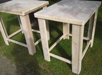 Steigerhouten sta tafel hoge eettafel Douglas hangtafel beschikbaar voor biedingen