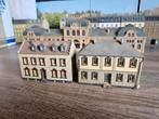 2 herenhuizen villa's N spoor trein 1:160, Overige merken, Gebruikt, Gelijkstroom of Wisselstroom, Brug, Tunnel of Gebouw