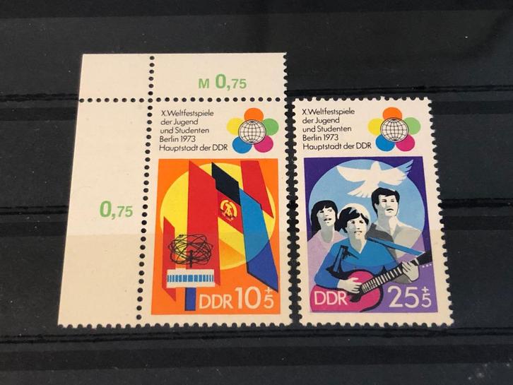 DDR Mi 1829-1830 1973 postfris, Postzegels en Munten, Postzegels | Europa | Duitsland, Postfris, DDR, Verzenden