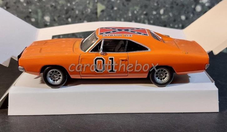Dodge Charger General Lee 1:43 Norev No087, Hobby en Vrije tijd, Modelauto's | 1:43, Nieuw, Auto, Norev, Verzenden