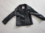 Bikerjack kinderjas lederlook jasje maat 116, Kinderen en Baby's, Ophalen, Zo goed als nieuw, Meisje, Jas