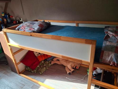 IKEA Kura omkeerbed, half hoogslaper, Huis en Inrichting, Slaapkamer | Stapelbedden en Hoogslapers, Gebruikt, Hoogslaper, 90 cm