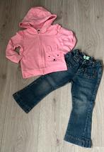 Schattig setje, vestje met flared spijkerbroek 86/92, Kinderen en Baby's, Kinderkleding | Maat 92, Ophalen of Verzenden, Zo goed als nieuw