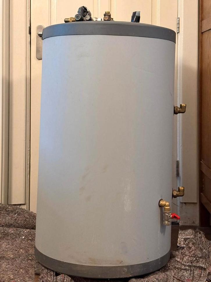 Nibe pub2 160 ltr boiler voor warmtepomp geheel koper, Doe-het-zelf en Verbouw, Geisers en Boilers, Zo goed als nieuw, Boiler