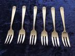 6 gebaksvorkjes ‘Gero’ Zilmeta., Antiek en Kunst, Ophalen of Verzenden