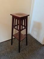 Oud bijzet tafeltje planten tafel, Ophalen, Minder dan 55 cm, Gebruikt, Rond