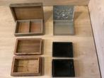 Mooie vintage sieradenkistjes/decoratie kistjes, Ophalen of Verzenden
