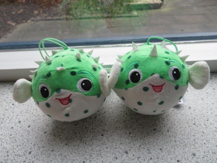 2 x Kor Kogelvis van Lidl Aquamini zacht velours, Kinderen en Baby's, Speelgoed | Knuffels en Pluche, Zo goed als nieuw, Overige typen