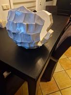 Schelpenvaas bowl parelmoer wit, Huis en Inrichting, Ophalen, Wit, Minder dan 50 cm