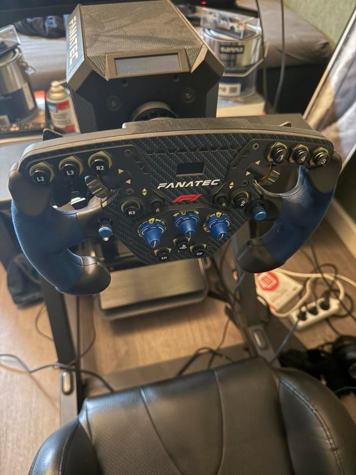 Fanatec DD1, V3 pedals, NLR F-GT, Computers en Software, Joysticks, Zo goed als nieuw, Ophalen