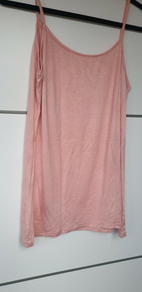 Oud roze spaghettitopje, maat L, Kleding | Dames, Tops, Zo goed als nieuw, Maat 42/44 (L), Roze, Zonder mouw, Ophalen of Verzenden