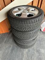 Te koop winterbanden met Velg 205-55-16 / 5 x112, 16 inch, 205 mm, Winterbanden, Ophalen of Verzenden