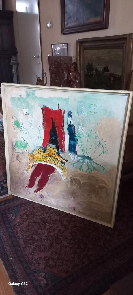 Story part 1 - Leni van den Bulk ( Berkel en Rodenrijs 1953, Antiek en Kunst, Kunst | Schilderijen | Abstract, Ophalen of Verzenden