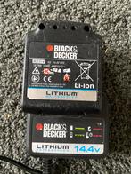 Black & Decker Accu en Lader 14.4V, Ophalen of Verzenden, Gebruikt