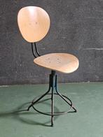 Vintage Industriële Werkplaatskruk - Blauw, Ophalen
