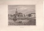 ARNHEM Sabelspoort - Terwen staalgravure 1858, Antiek en Kunst, Ophalen of Verzenden