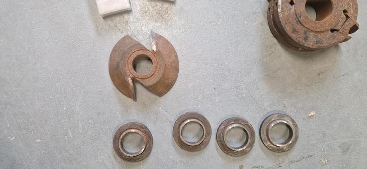 Freeskoppen schaafkoppen freesbank tafel., Doe-het-zelf en Verbouw, Gereedschap | Machine-onderdelen en Toebehoren, Gebruikt, Ophalen