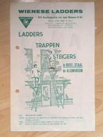oude folder van Wienese ladders uit Utrecht, Ophalen of Verzenden, Zo goed als nieuw, Folder