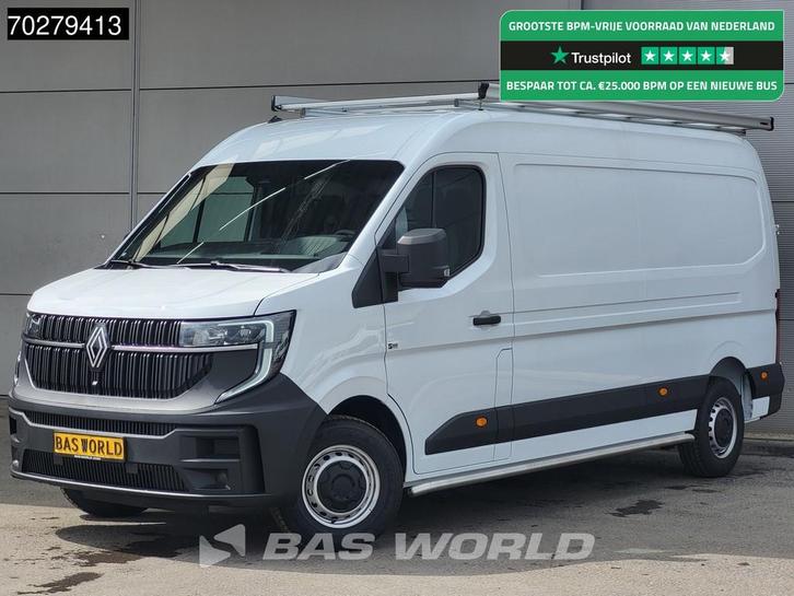 Renault Master 130PK 2025 model L3H2 Imperiaal Sidebars LED, Auto's, Bestelauto's, Bedrijf, Te koop, Achteruitrijcamera, Airconditioning