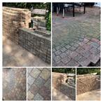 Tuintegels gratis ophalen ongeveer 30 m2, Tuin en Terras, Ophalen, Gebruikt, 10 m² of meer, Beton