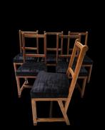 Set van 6 nieuwe kunst H.P Berlage stoelen Pander Den Haag, Ophalen