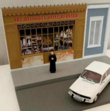 Renault R12 Kunsthandelaar diorama 1/43 serie Utilitaire beschikbaar voor biedingen