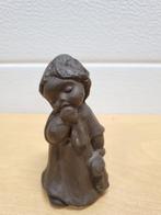 Sculptuur Chris vd Hoef meisje met teddybeer, Ophalen of Verzenden