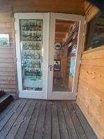 Tuindeuren met dubbelglas. GRATIS, Ophalen, Gebruikt, Buitendeur, Glas