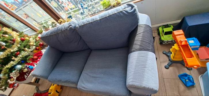 2 Ektrop 2zits bankstellen, Huis en Inrichting, Banken | Bankstellen, Gebruikt, Minder dan 150 cm, 75 tot 100 cm, Ophalen