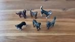 Vintage schleich honden, Verzenden, Gebruikt