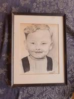 Orig potlood tekening A. Beernaert jongen. België, Ophalen