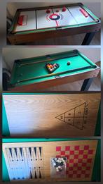 5 in 1 Speeltafel - Plezier voor het hele gezin!, Hobby en Vrije tijd, Gezelschapsspellen | Bordspellen, Een of twee spelers, Ophalen of Verzenden