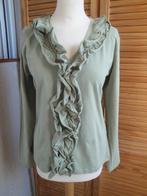 Groen topje LA LIGNA maat L, Kleding | Dames, Maat 42/44 (L), Ophalen of Verzenden, Zo goed als nieuw, Lange mouw