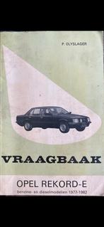 Opel e rekord vraagbaal p olyslager 1977/1982, Auto diversen, Handleidingen en Instructieboekjes, Ophalen of Verzenden