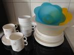 Emsa campingservies buitenservies 27-delig vintage jaren '80, Huis en Inrichting, Ophalen of Verzenden